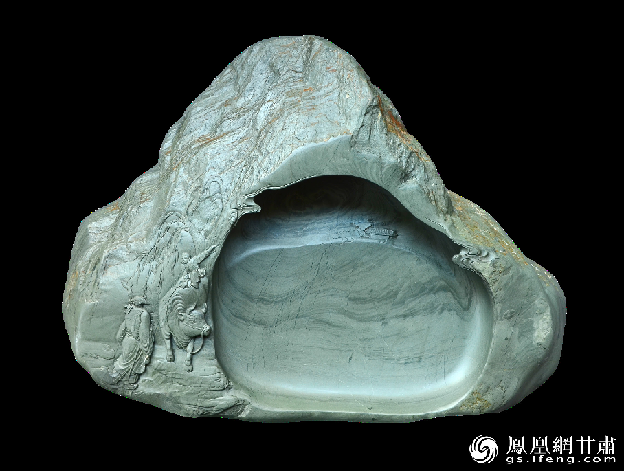 洮砚石质细润坚实,泼墨如油不损毫,书写流利生辉。资料图